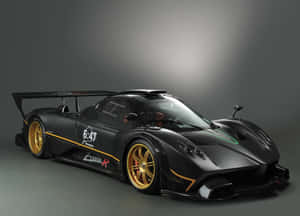 Majestic Power Unleashed - The Pagani Zonda R On Track Wallpaper