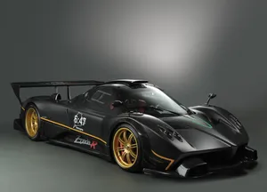 Majestic Power Unleashed - The Pagani Zonda R On Track Wallpaper