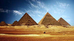 Majestic Pyramids Of Greater Cairo Wallpaper