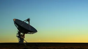 Majestic Radio Telescope Scanning The Skies Wallpaper