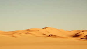 Majestic Sand Dunes At Sunset Wallpaper