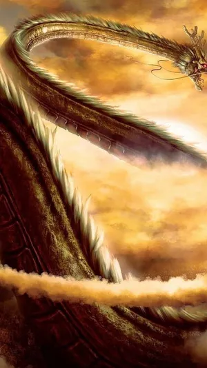 Majestic_ Shenron_ Ascending Wallpaper