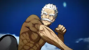 Majestic Silverfang Wolf In A Mystic Forest Wallpaper