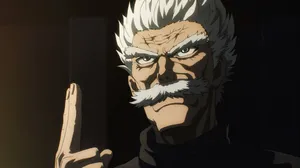 Majestic Silverfang Wolf In A Snowy Forest Wallpaper