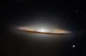 Majestic Sombrero Galaxy In High Resolution Wallpaper