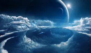 Majestic Space Galaxy - Untamed Universe Exploration Wallpaper