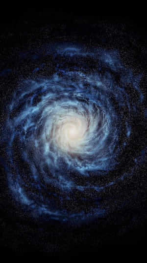 Majestic Spiral Galaxy In The Cosmos Wallpaper