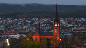 Majestic Sundsvall Landscape Wallpaper