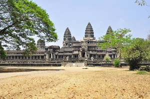 Majestic Sunrise Over Angkor Wat, Cambodia Wallpaper