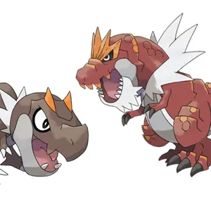 Majestic Tyrantrum & Tyrunt Showdown Wallpaper