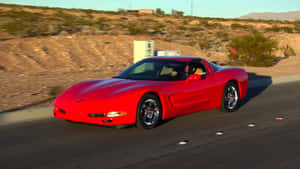 Majestic View Of Chevrolet Corvette C5 Wallpaper