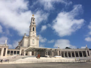 Majestic View Of Fatima Sanctuary Wallpaper