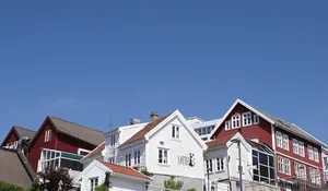 Majestic View Of Haugesund Seaport Wallpaper