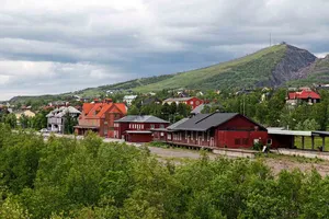 Majestic View Of Kiruna, Sweden Under The Midnight Sun Wallpaper