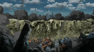 Majestic View Of Konoha Village Wallpaper