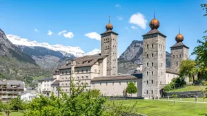 Majestic View Of Simplon Pass, Brig, Switzerland Wallpaper