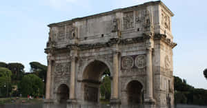 Majestic View Of The Arch Of Constantine Wallpaper