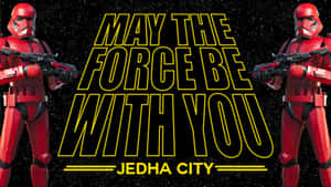 Majestic View Of The Holy City Of Jedha Wallpaper