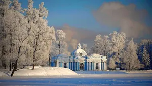 Majestic View Of The Iconic Saint Basil's Cathedral In The Heart Of Moscow, Russia Wallpaper