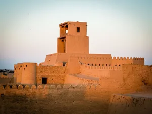 Majestic View Of The Kuhna Ark Fortress In Khiva Wallpaper
