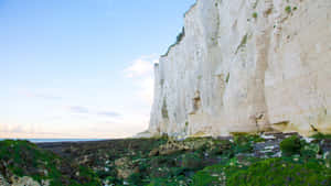 Majestic View Of The White Cliffs Of Dover Wallpaper