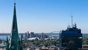 Majestic View Of Trois-rivières City Wallpaper