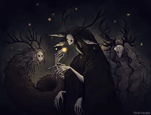 Majestic Visual Representation Of Primordial Spirits Wallpaper