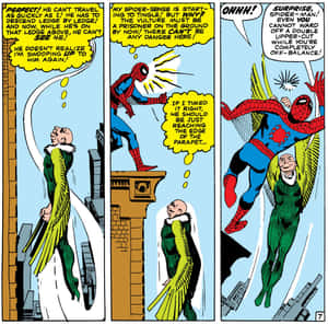 Majestic Vulture Perched On A Branch Wallpaper