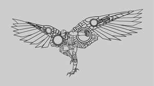 Majestic Vulture Perched On A Branch Wallpaper