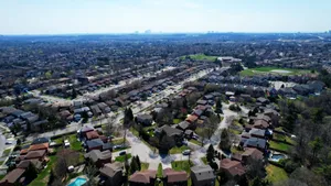 Majestic Winter Scene In Richmond Hill, Canada Wallpaper