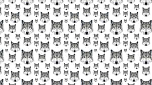 Majestic Wolf Pattern Wallpaper Wallpaper