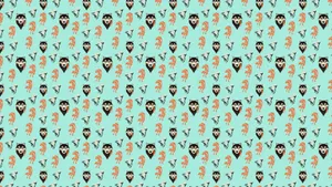 Majestic Wolf Pattern Wallpaper Wallpaper