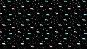 Majestic Wolf Pattern Wallpaper Wallpaper