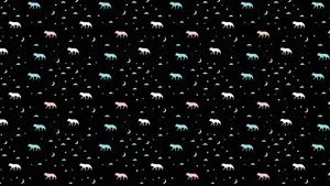 Majestic Wolf Pattern Wallpaper Wallpaper