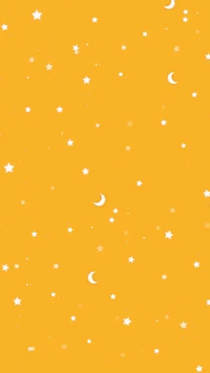 Majestic Yellow Galaxy In Outer Space Wallpaper