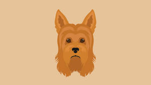 Majestic Yorkshire Terrier Digital Art Rendering Wallpaper