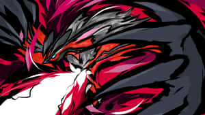 Majestic Yveltal In Abstract Artistry Wallpaper