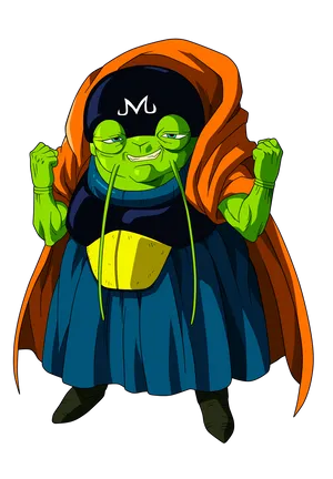 Majin Buu's Unleashed Fury In Buu Saga- Dragon Ball Z Wallpaper