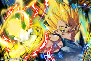 Majin Vegeta Power Unleashed Wallpaper