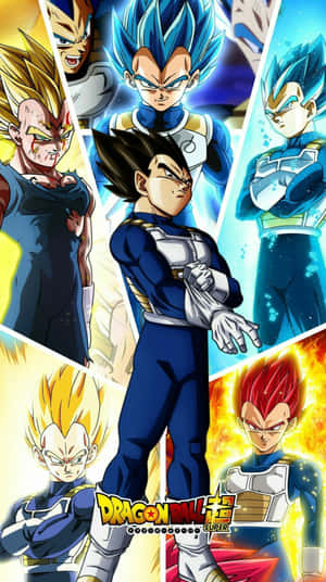 Majin Vegeta Unleashing His Dark Powers. Wallpaper