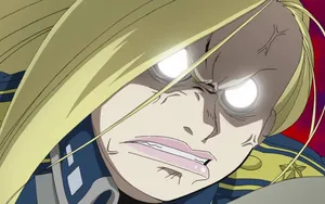 Major General Olivier Mira Armstrong Standing Tall In The Snow Wallpaper