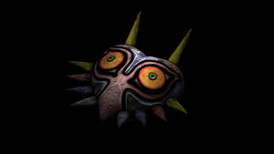 Majora's Mask Painting In Dark Wallpaper