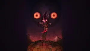 Majora's Mask Red Glowing Eyes Wallpaper