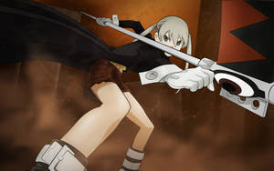 Maka Albarn Scythe Soul Eater Characters Wallpaper