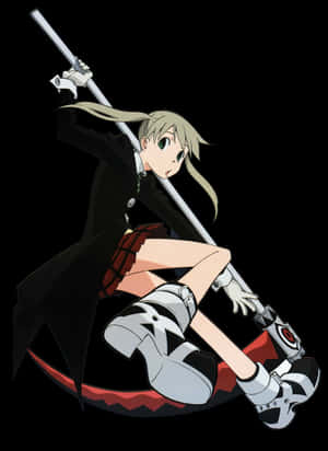 Maka Albarn, Soul Eater And Their Adventure For Ultimate Weapon Wallpaper