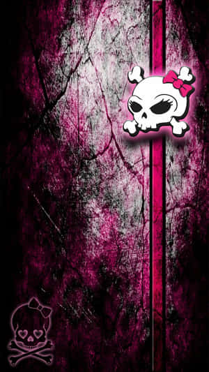 “make A Statement With A Pink Skull” Wallpaper