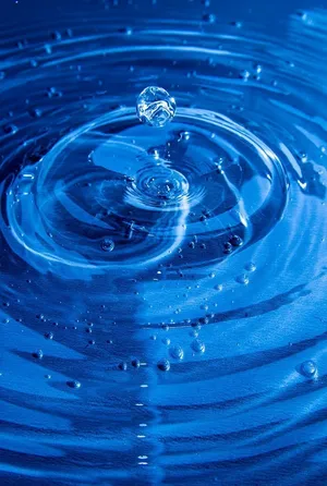 Make A Statement With Azure Blue Wallpaper