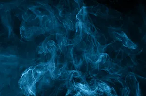 Make A Statement With This Bold, Blue Smoke Wallpaper Wallpaper