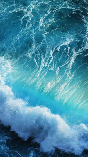 Make A Style Statement With The Wave Iphone Wallpaper