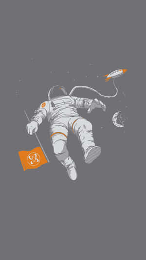 Make Every Moment Unique With The Astronaut Iphone Wallpaper